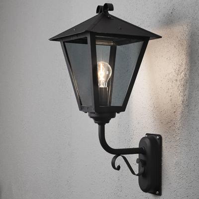 Wandlamp Benu zwart opwaarts - thumbnail