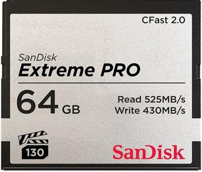 Sandisk Extreme Pro CFAST 2.0 64GB 525MB/s VPG130 Sandisk Extreme Pro CFAST 2.0 64GB 525MB/s VPG130