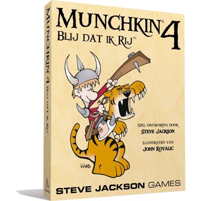 Steve Jackson Games Munchkin 4 - blij dat ik rij kaartspel