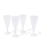 HEMA Champagneglazen herbruikbaar 4 stuks - thumbnail