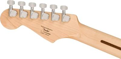 Squier Sonic Stratocaster HT MN Arctic White elektrische gitaar met vaste brug