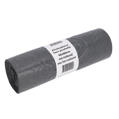 Afvalzak cleaninq 60x80cm rcycld t30 60l grijs | 10 stuks