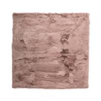 Tapeso Fluffy vloerkleed vierkant - Comfy Deluxe roze - 160x160 cm - thumbnail