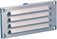 Nedco schoepenrooster - 180x90mm - geborsteld RVS - thumbnail