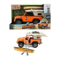 Toi-Toys Animal world jeep en kano met licht en geluid - thumbnail