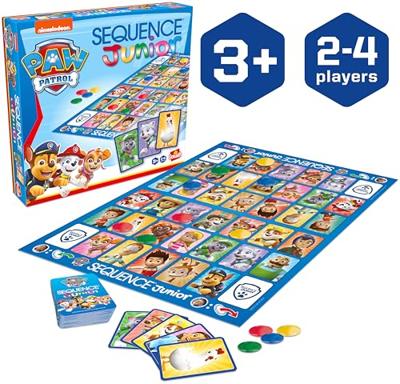 Gioco da tavolo - GOLIATH - Paw Patrol Junior Sequence - Gioco per famiglie per bambini di 3 anni
