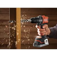 Black & Decker Accu-klopboor/schroefmachine 2 snelheden Brushless, Zonder accu, Zonder lader, Incl. accessoires - thumbnail