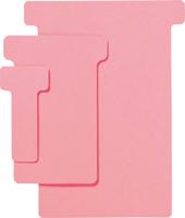 T-kaart Djois formaat 2 48mm roze 100 stuks - thumbnail