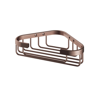 Hoekdraadkorf Hotbath Cobber Wandmodel Geborsteld Koper Living Colours - thumbnail