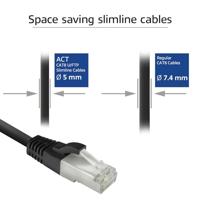 ACT FB8151 LSZH U/FTP CAT8 Datacenter Slimline Patchkabel Snagless | RJ45-connectoren | Zwart | 1,5 meter - thumbnail