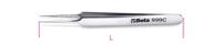 Beta Pincet met dunne spitse bekken, anti-magnetisch en zuurbestendig vervaardigd uit roestvast staal halfgepolijste uitvoering 999C - 009990019 - thumbnail