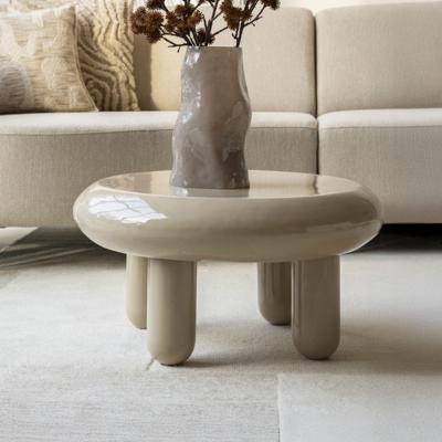By-Boo Ronde Salontafel 'Balloon' 70cm, kleur Beige