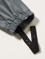 Playshoes regenbroek bretels katoen gevoerd Uni Donkergrijs Maat - thumbnail