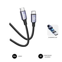 SUBBLIM USB-C naar USB-C kabel, 100 W met e-marker, 2 m, gevlochten nylon - thumbnail