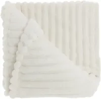 Unique Living plaid lex 150x200cm dove white - thumbnail