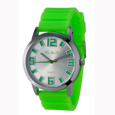 WeiYaQi 891 Fashion polshorloge met Silicagel horloge Band (groen) WeiYaQi 891 Fashion polshorloge met Silicagel horloge Band (groen)