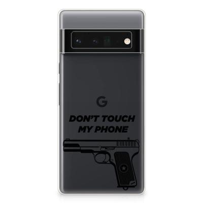 Google Pixel 6 Pro Silicone-hoesje Pistol DTMP Google Pixel 6 Pro Silicone-hoesje Pistol DTMP