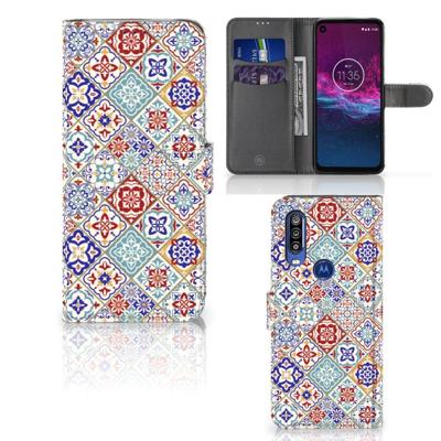 Motorola One Action | Bookcase | Tiles Color