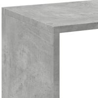 Boekenkast 102x29x143 cm bewerkt hout betongrijs - thumbnail