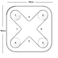 Deko Light 843050 LED-dimmer 90 mm 90 mm - thumbnail