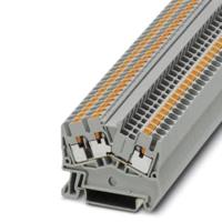 Phoenix Contact 3211896 Doorgangsserieklem 5.2 mm Snelaansluiting Grijs 50 stuk(s) - thumbnail