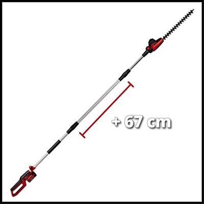 Einhell Power X-Change GC-HH 18/45 Li T-Solo Heggenschaar Accu Instelbare trekstang, Softgriff, Met draaggordel, Zonder accu, Zonder lader 18 V Li-ion 450 mm Einhell Power X-Change GC-HH 18/45 Li T-Solo Heggenschaar Accu Instelbare trekstang, Softgriff, Met draaggordel, Zonder accu, Zonder lader 18 V Li-ion 450 mm