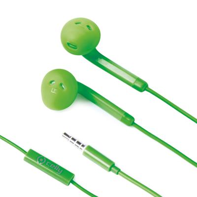 Celly FUN35GN hoofdtelefoon/headset Bedraad In-ear Oproepen/muziek Groen Celly FUN35GN hoofdtelefoon/headset Bedraad In-ear Oproepen/muziek Groen
