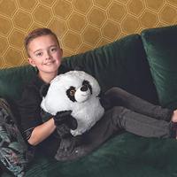Noxxiez handwarmer knuffelkussen panda - thumbnail