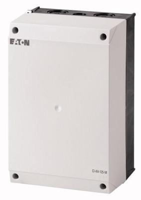 Eaton CI-K4-125-M 206897 Lege behuizing Voor montageplaat (l x b x h) 125 x 160 x 240 mm Grijs-wit (RAL 7035), Zwart (RAL 9005) 1 stuk(s)