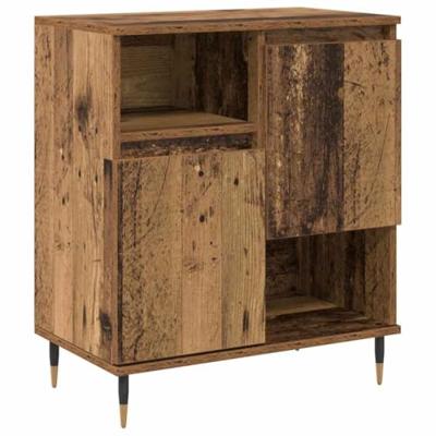 Dressoirs 2 pcs Oud hout 120 x 35 x 70 cm Bewerkt hout