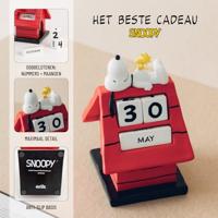 Peanuts 3D perpetual Calendar Snoopy Doghouse - thumbnail