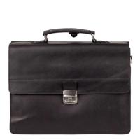 Burkely Vintage Dean briefcase-Black - thumbnail