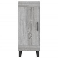 Dressoir 34,5x34x90 cm bewerkt hout grijs sonoma eikenkleurig - thumbnail