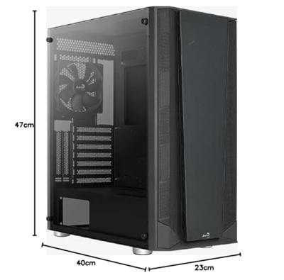 Aerocool Prism-G-BK-v1 Midi Tower Zwart