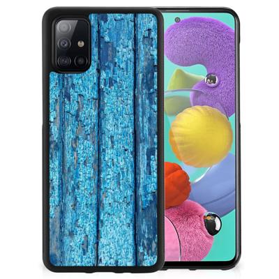 Samsung Galaxy A51 Grip Case Wood Blue