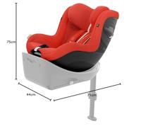 Sirona G i-Size Autostoeltje - CYBEX - Stof Plus - Hibiscus Rood - thumbnail