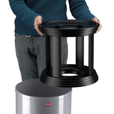 Hailo 0950-932 ProfiLine Safe Plus XL Prullenbak 45L Grijs