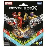 Beyblade X Marvel Collab Iron Man 4-80B vs. Thanos 4-60P - thumbnail
