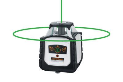 Laserliner Cubus G 210 S | Set | Groene Rotatielaser | Licht-statief 150 cm | Telescopische nivelleerlat 4 m en laserontvanger - 052.305A