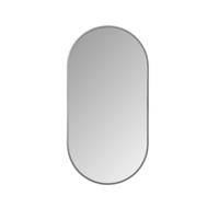 LED-Spiegel Ovaal BWS Colorato Met Verwarming 100x50 cm Gunmetal - thumbnail