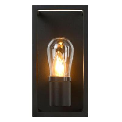 Lucide CARLYN - Wandlamp Badkamer - 1xE14 - IP54 - Zwart