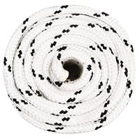 Boottouw gevlochten 16 mmx50 m polyester wit - thumbnail