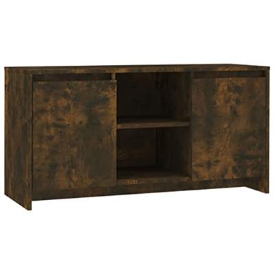 Tv-meubel 102x37,5x52,5 cm bewerkt hout gerookt eikenkleurig