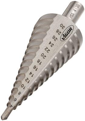 Vigor V2396 HSS Getrapte boor 4 - 30 mm Gezamenlijke lengte 100 mm Cilinderschacht 1 stuk(s)