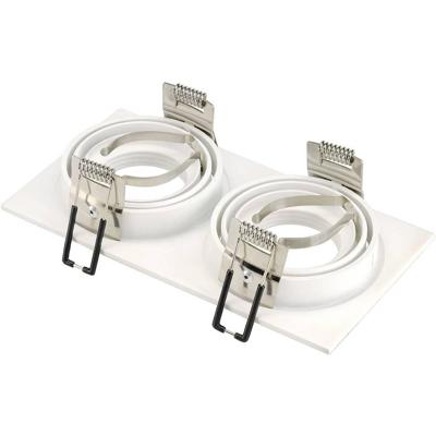 SLV InbouwspotNew Tria GU10 2 Square 17cm wit - 113512