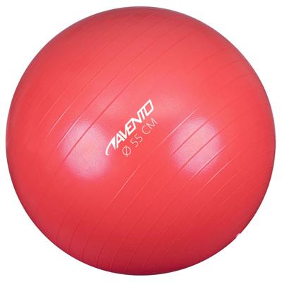 Avento fitnessbal 55 cm rubber rood Avento fitnessbal 55 cm rubber rood
