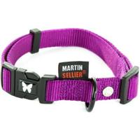 Martin halsband verstelbaar nylon paars - thumbnail