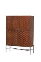 Tower Living Opbergkast 'Paola' Mangohout, 180 x 130cm - thumbnail