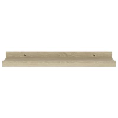 Wandschappen 4 st 40x9x3 cm sonoma eikenkleurig Wandschappen 4 st 40x9x3 cm sonoma eikenkleurig