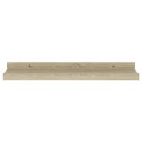 Wandschappen 4 st 40x9x3 cm sonoma eikenkleurig - thumbnail